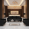 Vieques - Black Upholstered Sofa | Architectural Fabrics
