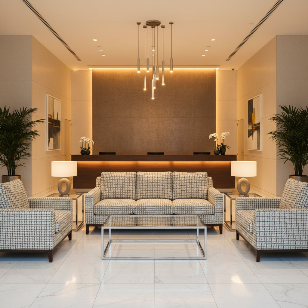 Turks Landing - Dove Upholstered Sofa | Architectural Fabrics
