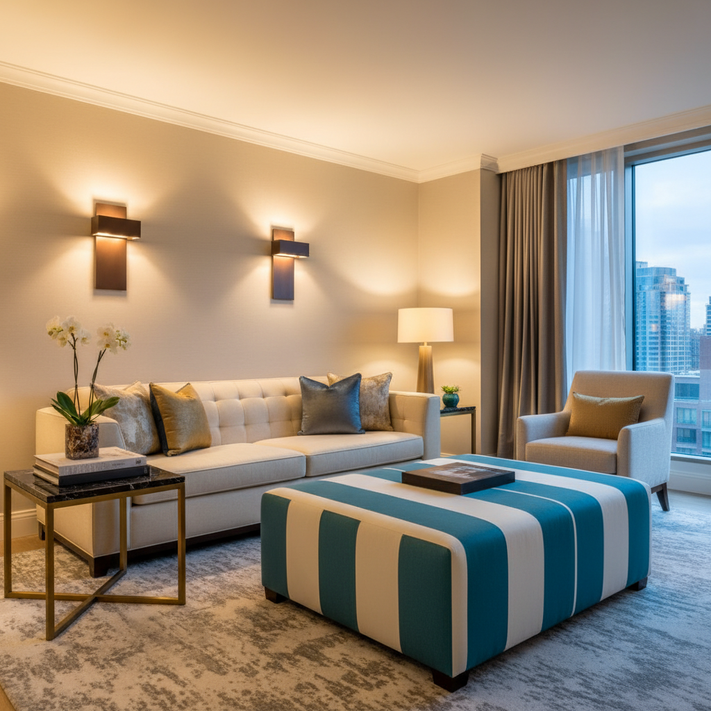 Dale City Nourished Upholstered Ottoman | Architectural Fabrics