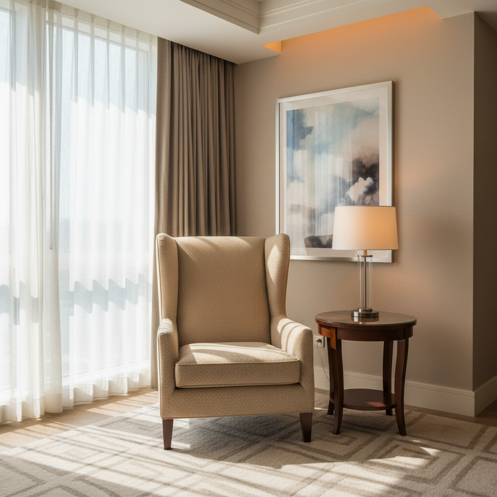 Morant - Latte Upholstered Chair | Architectural Fabrics