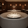 St. Barthelemy - Gull Upholstered Banquette | Architectural Fabrics