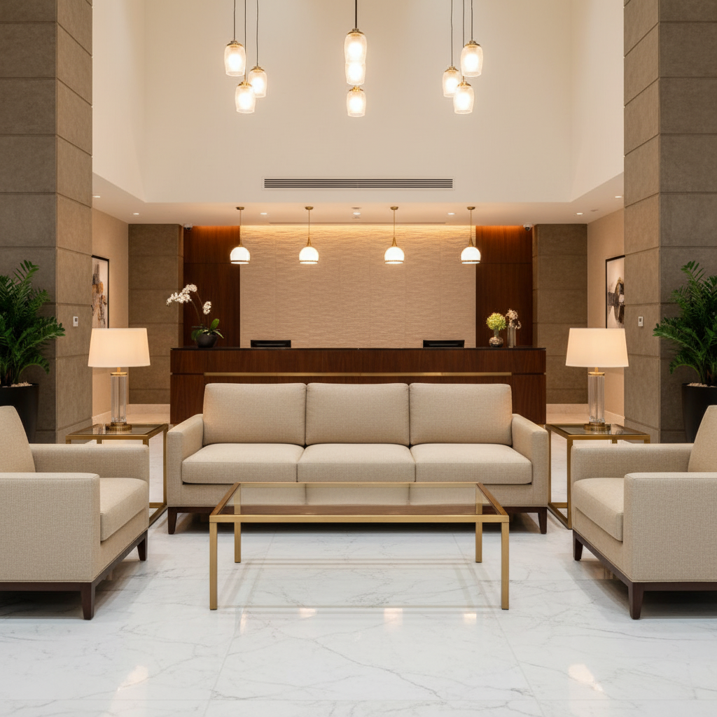 Peter Island - Oat Upholstered Sofa | Architectural Fabrics