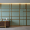 Abaca - Seafoam Weave Tekloom Performance Upholstered Wall Panel | Architectural Fabrics