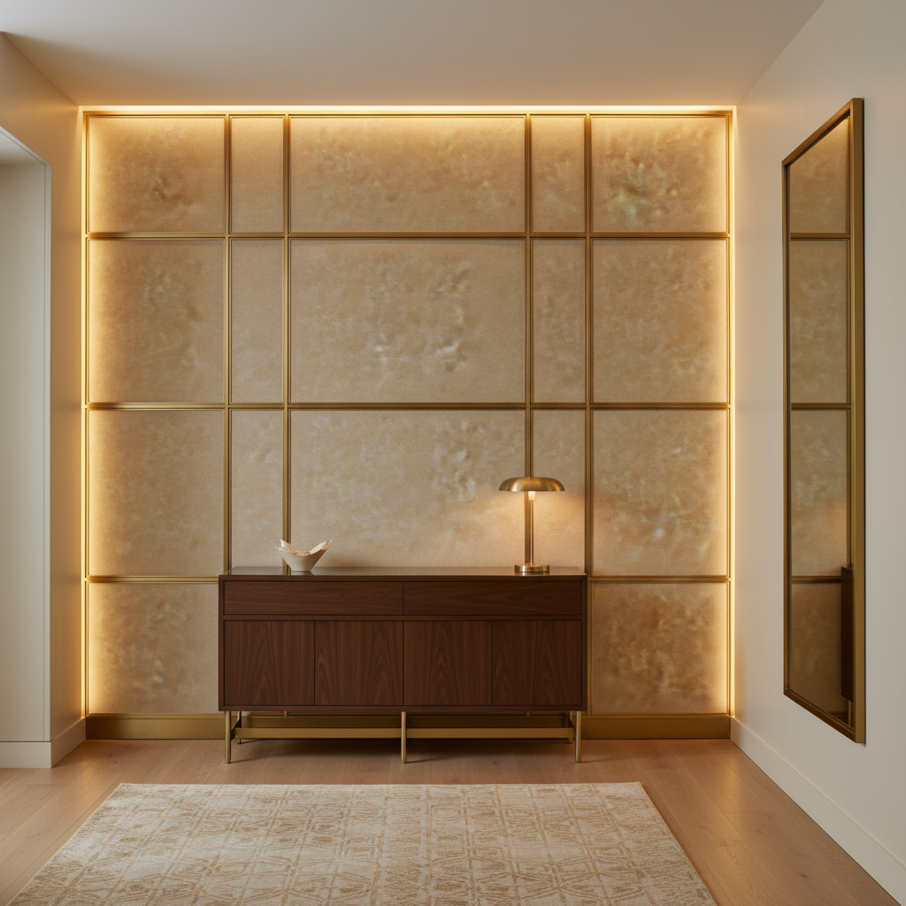 Tobago - Moonbeam Upholstered Wall Panel | Architectural Fabrics