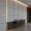Algiers - Opal Performance Vinyl Upholstered Wall Panel | Architectural Fabrics