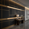 Soper Hole - Black Upholstered Wall Panel | Architectural Fabrics