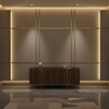 Smooth Solid Texture Muted Taupe Upholstered Wall Panel | Architectural Fabrics