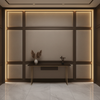 Algiers - Taupe Performance Vinyl Upholstered Wall Panel | Architectural Fabrics