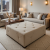 BELVEDERE - BELVEDERE Texture Upholstery Upholstered Ottoman | Architectural Fabrics
