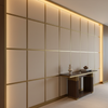 Smooth Subtle Texture Pale Sand Upholstered Wall Panel | Architectural Fabrics