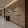 Subtle Pebble Texture Mushroom Taupe Upholstered Wall Panel | Architectural Fabrics