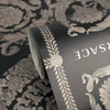 Heritage Black Silver Versace Home Wallcovering