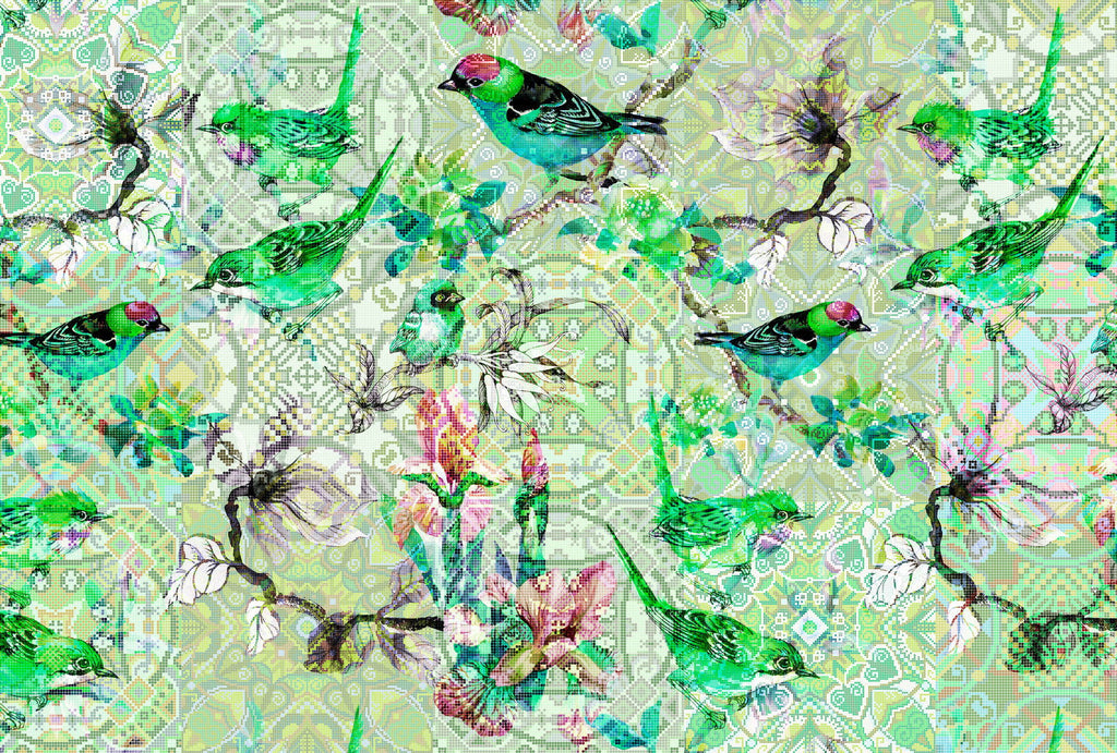 Walls By Patel Green Wallcovering | AS Creation