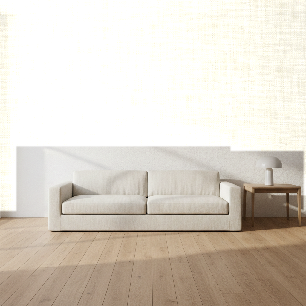 Nantucket Grasscloth Cream Wallcovering | Phillipe Romano room setting