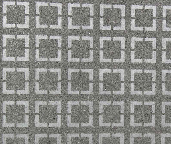 Bella Reggio Block Mica Taupe On Silver Memo Sample | Phillipe Romano