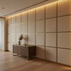 Aarden - Oatmeal Silicone Hybrid Upholstered Wall Panel | Architectural Fabrics