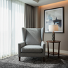 Abaca - Shadow Weave Tekloom Performance Upholstered Chair | Architectural Fabrics