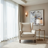 Turneffe - Eggshell Upholstered Chair | Architectural Fabrics