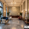 Montpelier | Hollywood Wallcoverings - Hotel Lobby commercial room setting