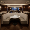 Turneffe - Snow Upholstered Banquette | Architectural Fabrics