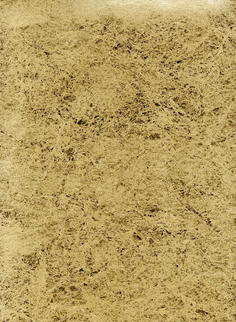Captiva-Tan Metal Leaf Wallcovering | Phillipe Romano — MTL-500110