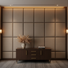 Aire Pebbled - Earthen Taupe Breathable Polyurethane Upholstered Wall Panel | Architectural Fabrics