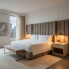Bedford Champagne Upholstered Headboard | Architectural Fabrics