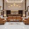 Aarden - Gingerbread Silicone Hybrid Upholstered Sofa | Architectural Fabrics