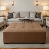 Punch Bowl - Rustic Upholstered Ottoman | Architectural Fabrics