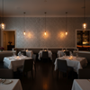 Moroccan Silver Mica | Hollywood Wallcoverings - Restaurant Dining commercial room setting