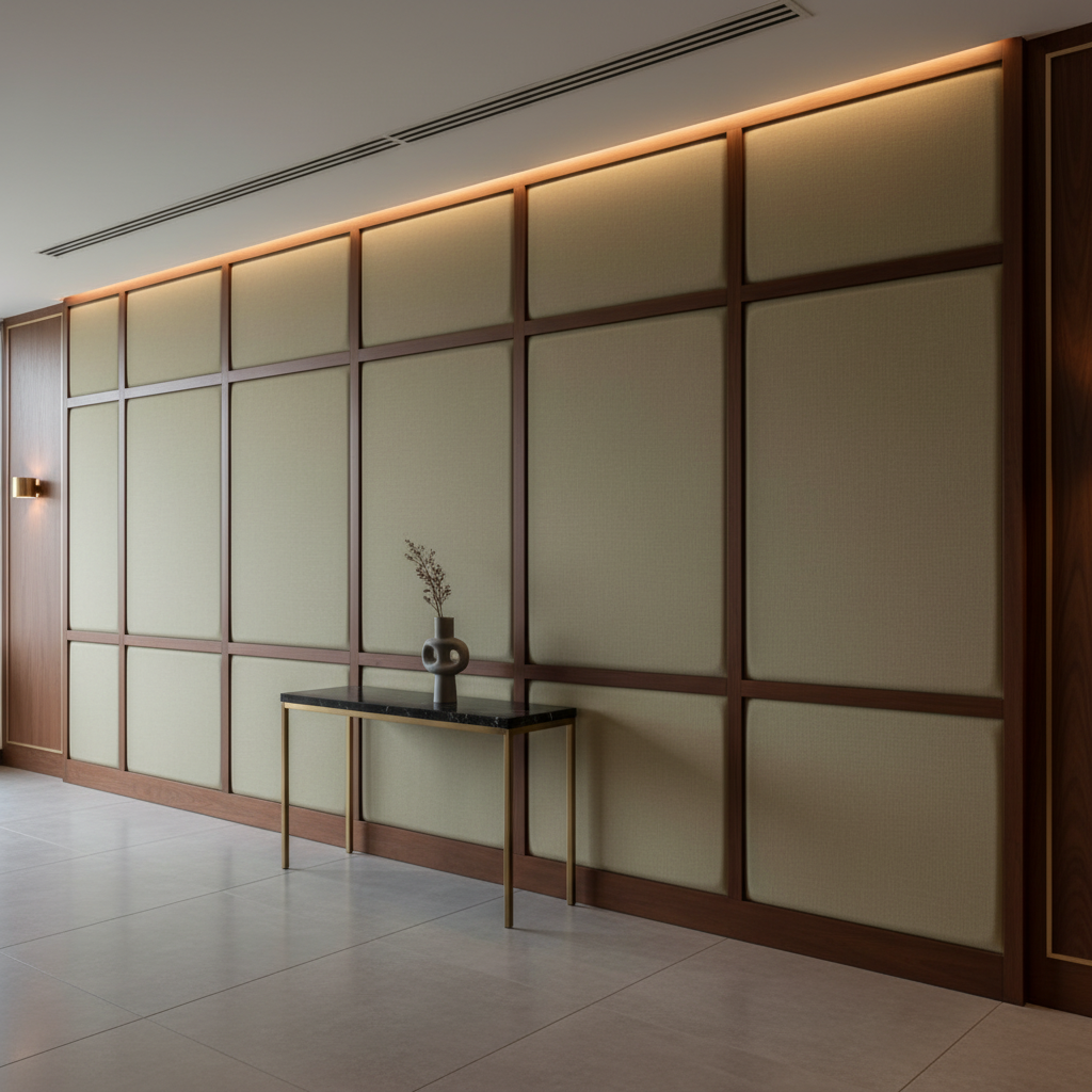 Necker Island - Stone Upholstered Wall Panel | Architectural Fabrics