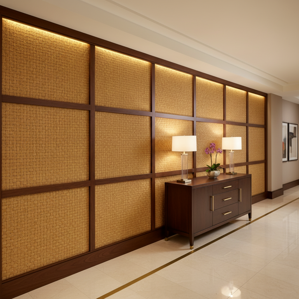 Aztec - Aztec Organic Cellulose Upholstered Wall Panel | Architectural Fabrics