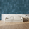 Nantucket Grasscloth Peacock Wallcovering | Phillipe Romano room setting