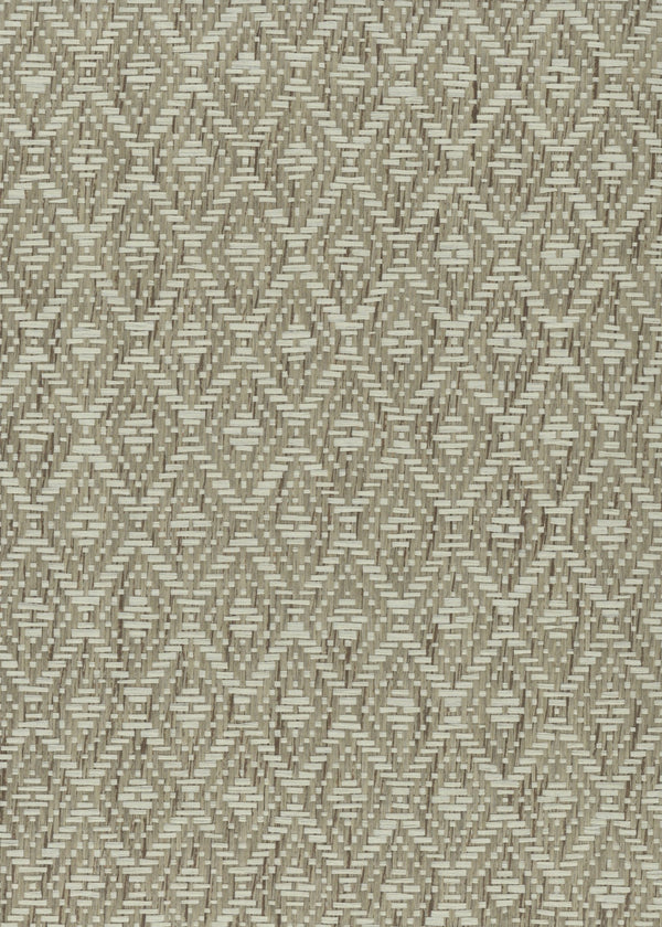 Sea Island-Sea Green Paper Weave Wallcovering | Phillipe Romano