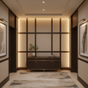 Brushed Linen Weave Natural Linen Upholstered Wall Panel | Architectural Fabrics