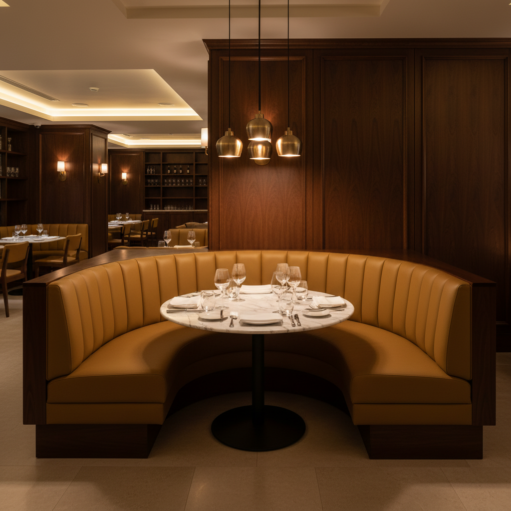 Kick Em Jenny - Bamboo Upholstered Banquette | Architectural Fabrics