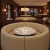 Kick Em Jenny - Haze Upholstered Banquette | Architectural Fabrics