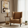 Triangle Reef - Latte Upholstered Chair | Architectural Fabrics