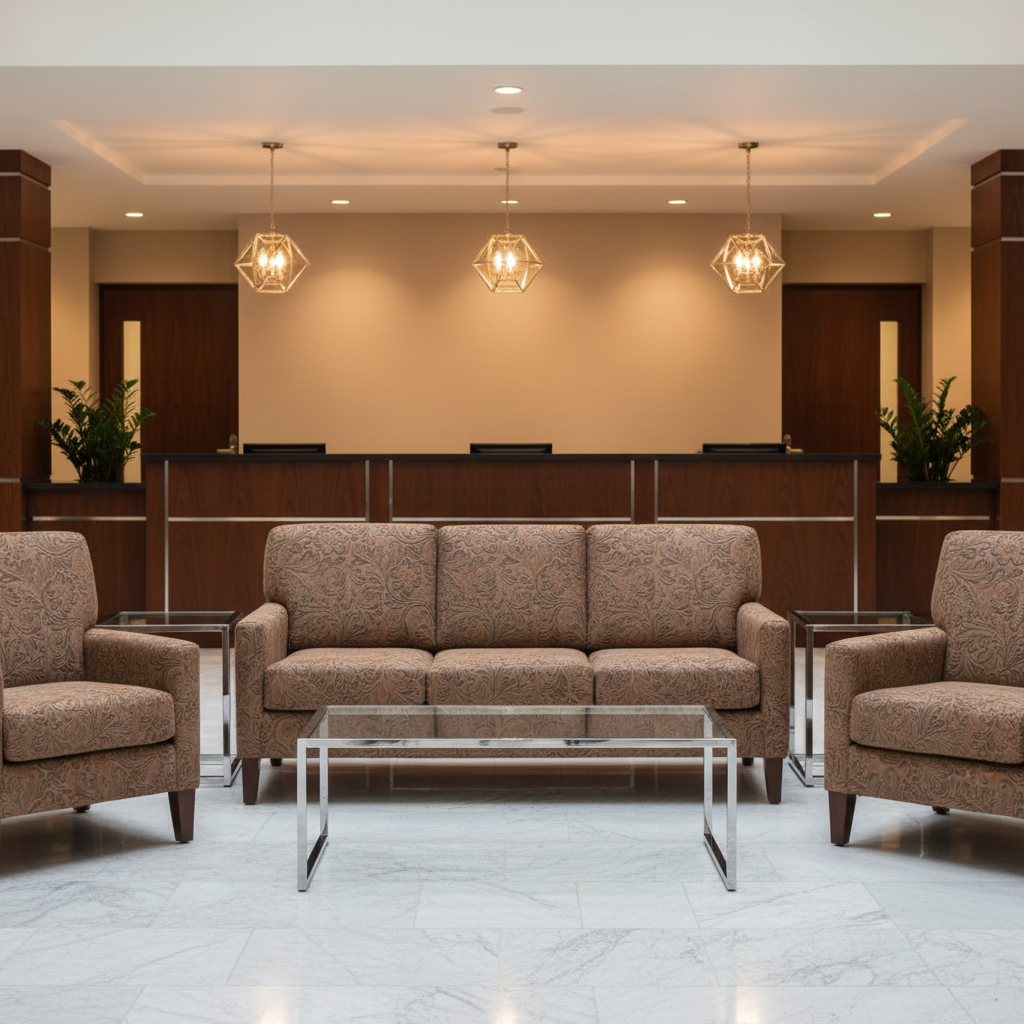 West Indian Lily - Canyon Upholstered Sofa | Architectural Fabrics