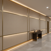 Vivace Reef - Latte Upholstered Wall Panel | Architectural Fabrics