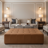 Quintana Bay - Saddle Upholstered Ottoman | Architectural Fabrics