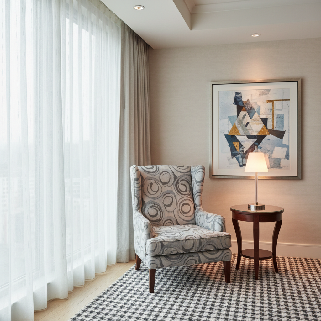 Dale City Graceful Upholstered Chair | Architectural Fabrics