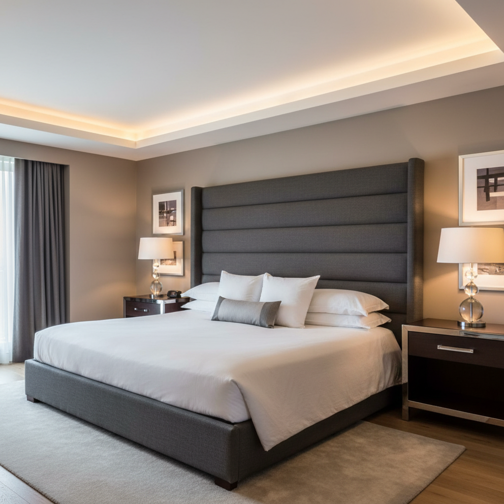 Turneffe - Night Upholstered Headboard | Architectural Fabrics
