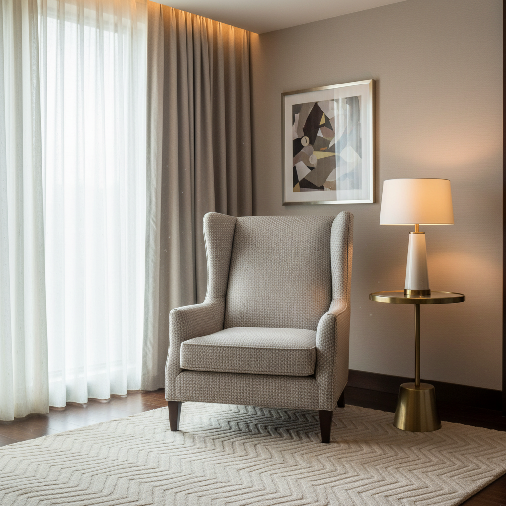 Soufriere - Pumice Upholstered Chair | Architectural Fabrics