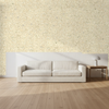 Nantucket Grasscloth Parchment & Metallic Pewter Wallcovering | Phillipe Romano room setting