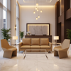 Axis - Axis Etched Polyurethane Upholstered Sofa | Architectural Fabrics