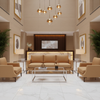 Pinnacle Rock - Camel Upholstered Sofa | Architectural Fabrics