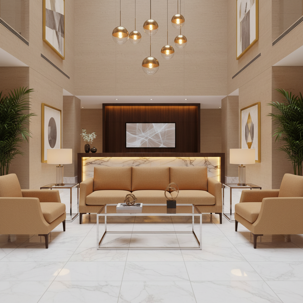 Pinnacle Rock - Camel Upholstered Sofa | Architectural Fabrics