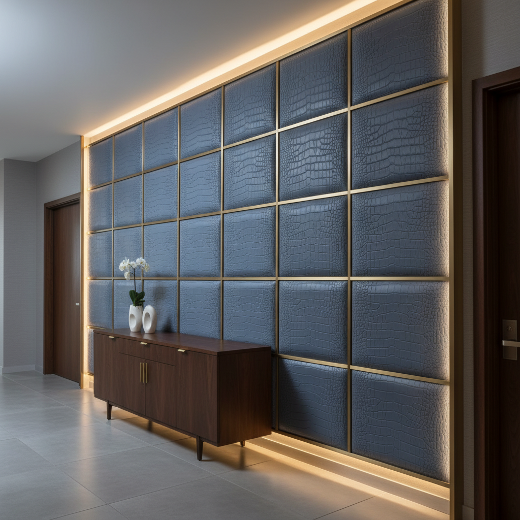 Norman Island - Pond Upholstered Wall Panel | Architectural Fabrics