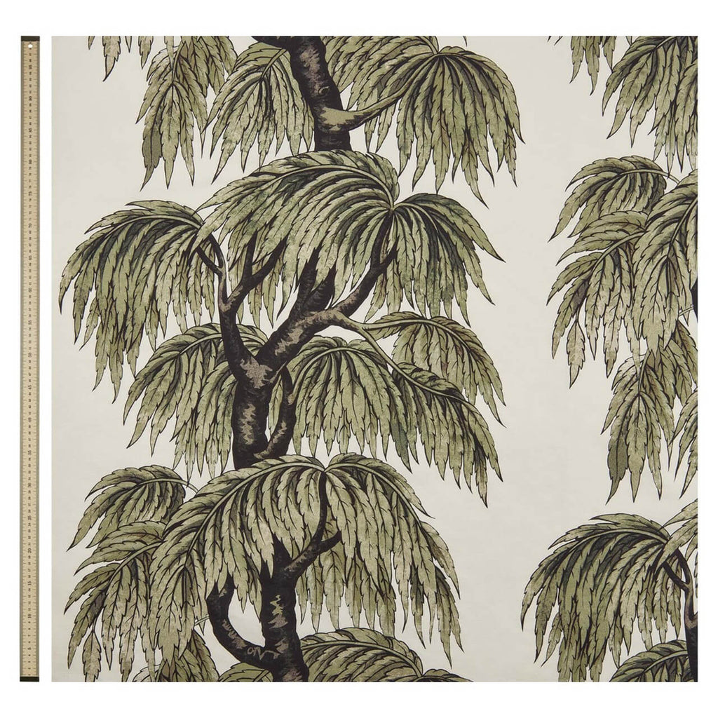 Babylon Cotton Linen Papyrus / Willow, Yard